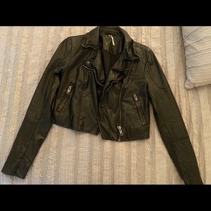 Free People Leather Jacket